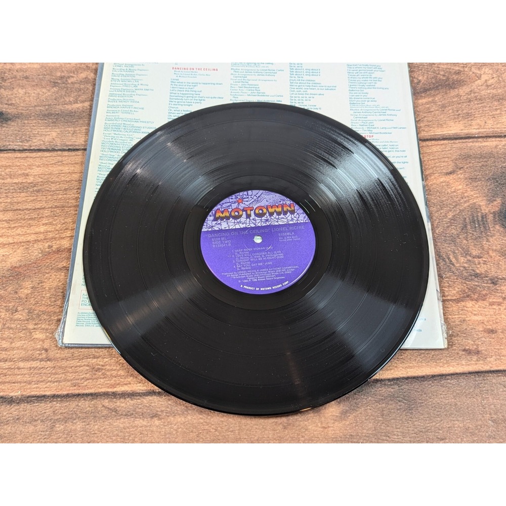 Lionel Richie – Dancing On The Ceiling‎ - 1986 - Motown 6158 ML Vinyl LP G+/VG+ - Picture 4 of 4